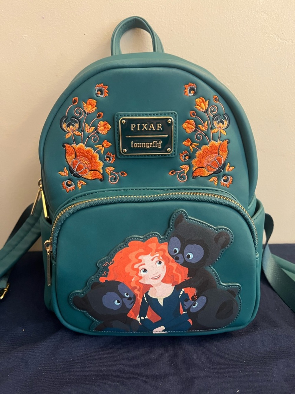 Pixar x Loungefly Teal 'Brave' Merida Mini Backpack